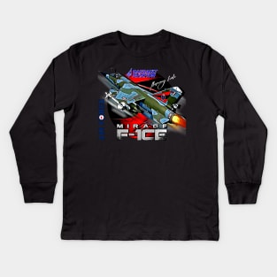 Dassault Mirage F1 RAAF Australian Air Force Jet Fighter Kids Long Sleeve T-Shirt